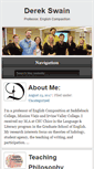 Mobile Screenshot of derekswain.com